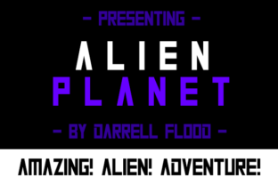 Alien Planet Font for Futuristic Branding and Space-Themed Design