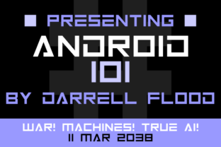 Android 101: A Futuristic Display Font for Bold Design Projects