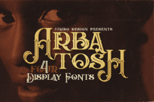 Arbatosh: A Vintage Retro Display Font for Distinctive Branding