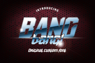 BANG Bang Font: Sporty Italic Display Typeface for Scroll-Stopping Headlines