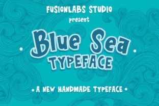 Blue Sea: A Fun Display Font for Creative Branding