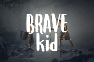 Brave Kid: A Font That Brings Playfulness and Strength to Your Designs