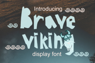Brave Viking Font for Handmade Labels & Craft Branding