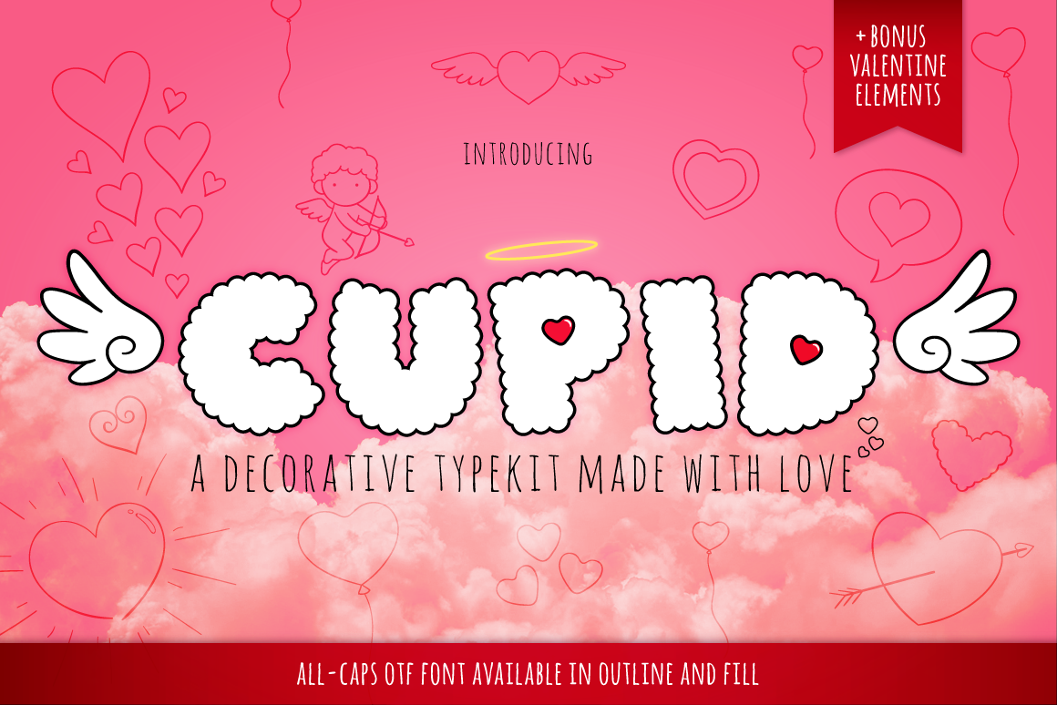 Cupid: A Display Font with Heart and Charm