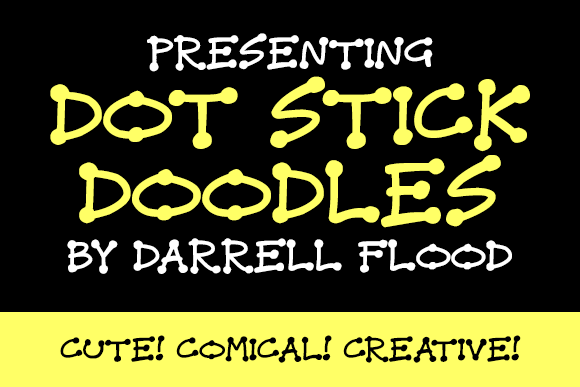 Dot Stick Doodles: A Font for Creative Expression in Digital Marketing
