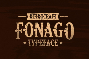 Fonago Display Font for Vintage Branding and Throwback Campaigns