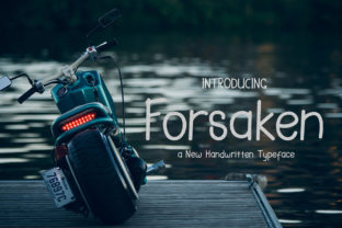 Forsaken: A Friendly Handwritten Display Font for Clear Campaign Messaging