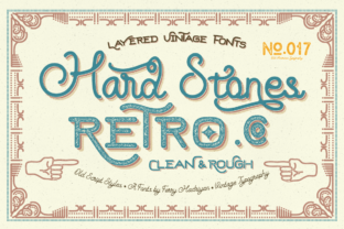 Hard Stones Font for Vintage Branding That Feels Timeless