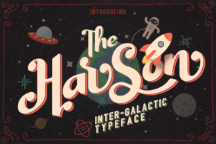 Harson: A Font That Transforms Design with Vintage-Futuristic Charm