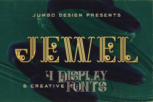 Jewel Display Font for Vintage-Inspired Campaigns