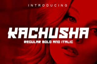 Kachusha Font: A Display Typeface for Bold Headlines and Posters