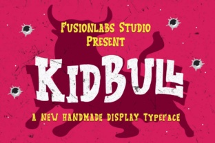 KidBull: A Vintage-Inspired Display Font for Editorial Design