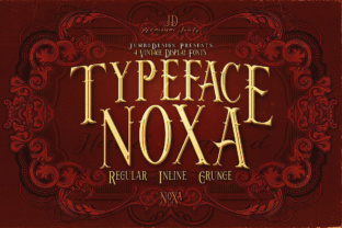 Noxa Display Font for Vintage Branding