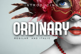 Ordinary Display Font for Bold Campaign Visuals