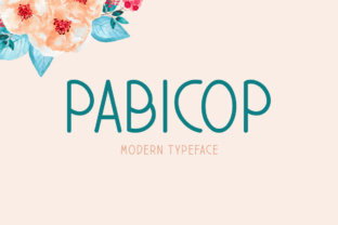 Pabicop Display Font for Clean, Elegant Headlines