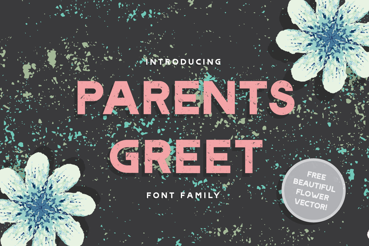 Parents Greet Display Font for Bold Headlines and Brand Campaigns