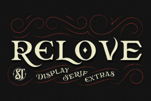 Relove Display Font for Elegant Digital Branding