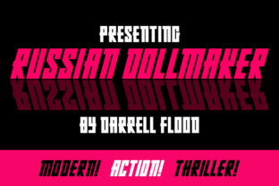 Russian Dollmaker Font for Bold Handmade Branding