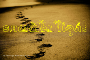 Summer Light: A Display Font for Editorial Design and Branding