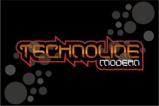 Technoline Modern: A Bold Display Font for Designers