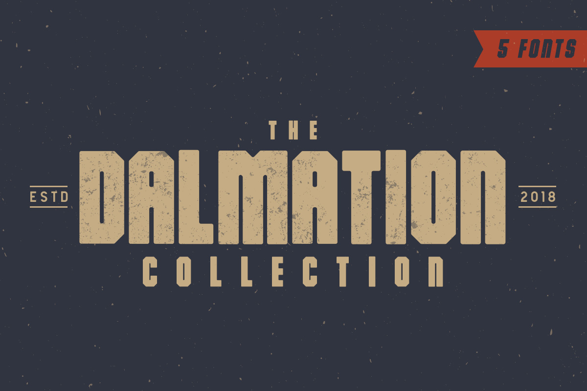 The Dalmation: A Vintage Font for Bold Branding and Creative Design