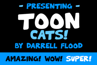 Toon Cats: A Whimsical Bubble Letter Display Font for Playful Branding