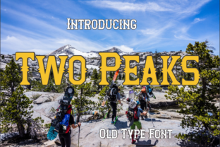 Two Peaks Font for Playful, Professional Branding