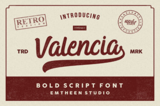 Valencia Typeface for Bold, Vintage Branding